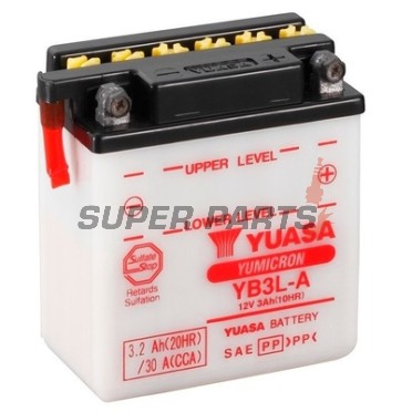 Μπαταρία -YUASA- YB3L-A, 3Ah 12V