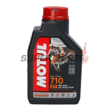 λάδι 2χρονου κινητήρα -MOTUL- 710, 2T, πλήρως συνθετικό + εστέρας, 1L