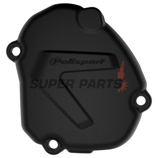 Προστατευτικό καπακιού στάτη -POLISPORT- μαύρο, YAMAHA YZ 125 2005-2024