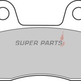 Τακάκια φρένων -FERODO- FDB2119EF, Honda CH125 Spacy, PS125i/150i, SES125/150 Dylan; Suzuki AN250/400 Burgman (1983-2013)