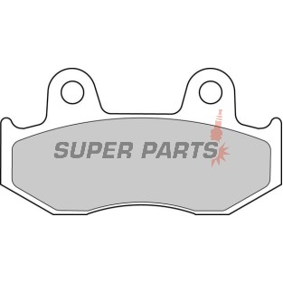 Τακάκια φρένων -FERODO- FDB2119EF, Honda CH125 Spacy, PS125i/150i, SES125/150 Dylan; Suzuki AN250/400 Burgman (1983-2013)