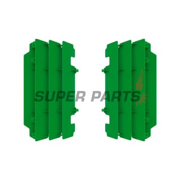 Προστατευτικά ψυγείου -POLISPORT- πράσινο, KAWASAKI KX 250 2005-2007