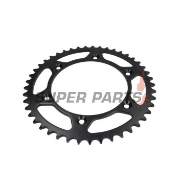 Πίσω γρανάζι -JT- JTR822,45, 45 δόντια, ατσάλινο, Betamotor RR 250/400/450 2005-2012, RR 520 2010-2014, RR 525 2005-2009, RR Enduro 250/450/525 2005-2008, RR Enduro 350 2012, Cagiva WMX 125/250 1989-1992, Gas Gas EC 125/300 2000-2012
