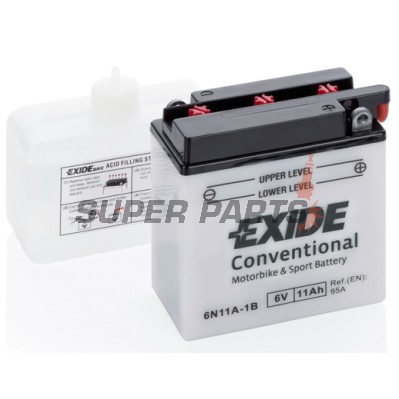 Μπαταρία -EXIDE- 6N11A-1B, 11Ah 6V