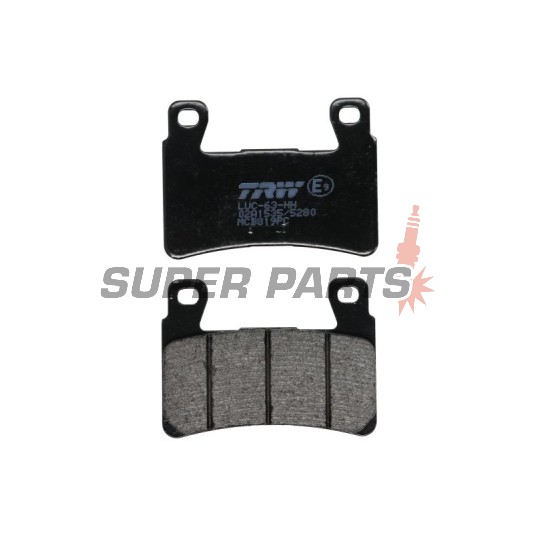 Τακάκια φρένων -TRW- MCB819PC, sintered, Harley-Davidson XR1200X Sportster (2010-2012)