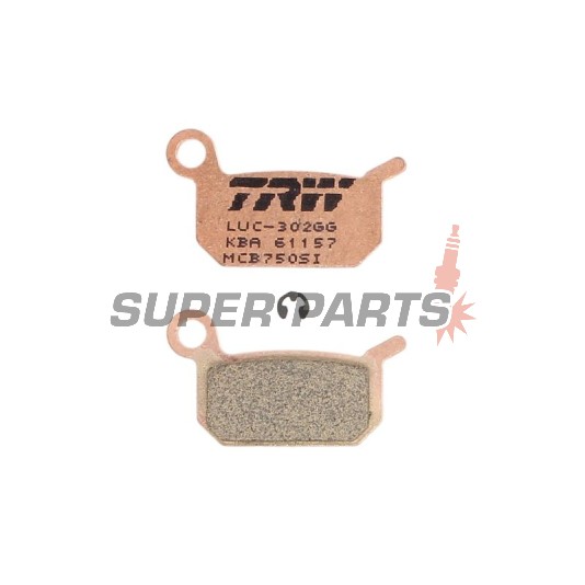 Τακάκια φρένων -TRW- MCB750SI, Husqvarna CR/SM 50 2011-2012; KTM GS/MX/SX/SXS 50/65/125 1986-2018; KTM Junior/Senior 50 2001-2003