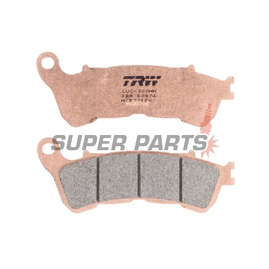 Τακάκια φρένων -TRW- MCB776SV, Harley-Davidson XL883-1200 Sportster + Honda CB-CBF-CBR/FES-FJS-NSS Forza/NC-NT-SH-ST/VFR-VT-XL + Suzuki Burgman/Sixteen/Boulevard-Intruder 1800 (2004-2018)