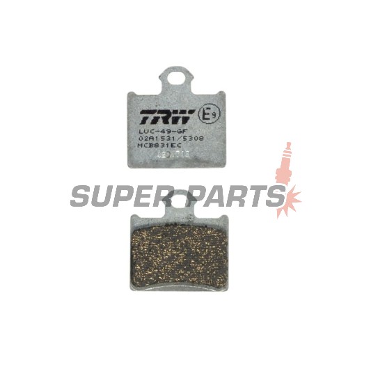 Τακάκια φρένων -TRW- MCB831EC, Husqvarna CR/TC 65-85, KTM Freeride 250R/350, KTM SX/SXS 85BW (2011-2020)