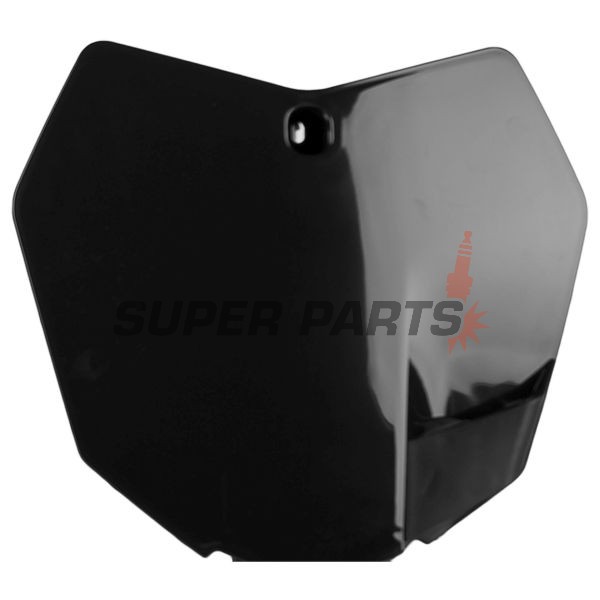 Μάσκα/πινακίδα αριθμού motocross -POLISPORT- μαύρη, KTM XC-F 250/350/450 2013-2015