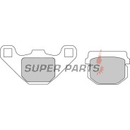 Τακάκια φρένων -FERODO- FDB313EF, Aprilia Pegaso/Tuareg/RS4 50-600 1989-2014; Kawasaki KDX/KMX/KX 100-250 1981-1998; Peugeot Vivacity/Speedake/Buxy 50-100 1994-2010; Suzuki Address/Street Magic 50-125 1995-2016