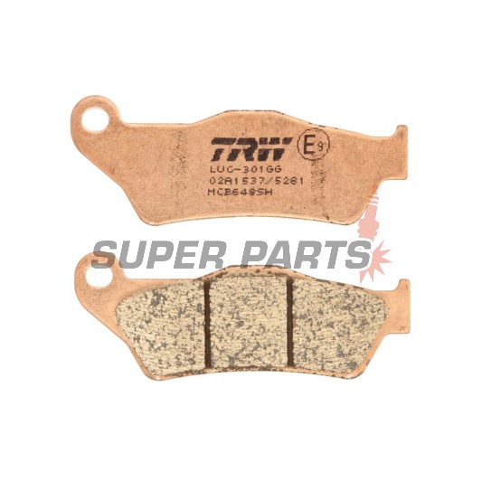 Τακάκια φρένων -TRW- MCB648SH, Alfer 250, Aprilia MX/Mana/Pegaso/RST, ATK Cross/Enduro, BMW G450X/HP2, Ducati Monster, Gas Gas EC, Husqvarna SM/TE/WR, KTM Adventure/EXC/SX, Moto Guzzi Stelvio, Yamaha TT/Majesty