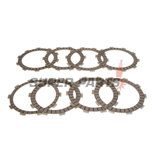 Σετ δίσκων συμπλέκτη -4 RIDE- TCS1218, Honda CB600/900 Hornet, Honda CBF600 N/S/ABS, Honda CBR600F/RR/650F/900RR Fireblade, Honda NSR400R, Honda VFR800 VTEC/Crossrunner, KTM Duke/RC/FE 390, Suzuki GSF650 Bandit, Suzuki GSR600, Suzuki GSX650F/FA