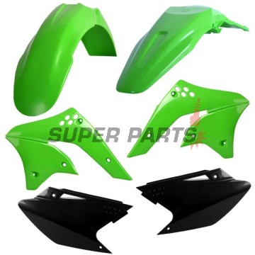 Σετ πλαστικών -POLISPORT- KAWASAKI KX 250 2006-2008