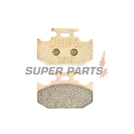 Τακάκια φρένων -FERODO- FDB659SG, Kawasaki KX, Suzuki DR/RM, Yamaha TT/WR/YZ 125-650 1989-2002