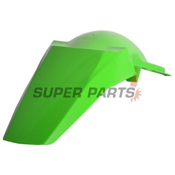 Πίσω φτερό/ουρά -POLISPORT- πράσινο, KAWASAKI KX 125/250 2003-2008