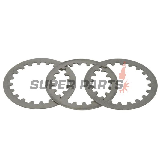 Σετ ατσάλινων δίσκων συμπλέκτη -TRW- MES313-3, Yamaha SR 125 (1996-2003), TW 125 Trailway (1999-2002)