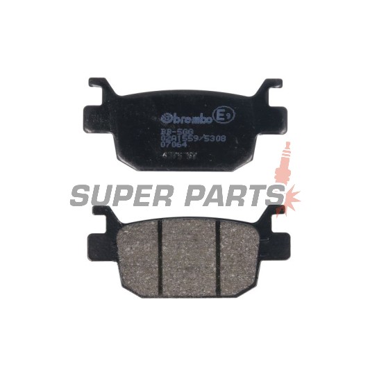 Τακάκια φρένων -BREMBO- 07064, Honda ADV 350 / FES S-Wing 125 150 / NSS Forza 125 250 300 / SH 125 150 300 350 (2000-2022)