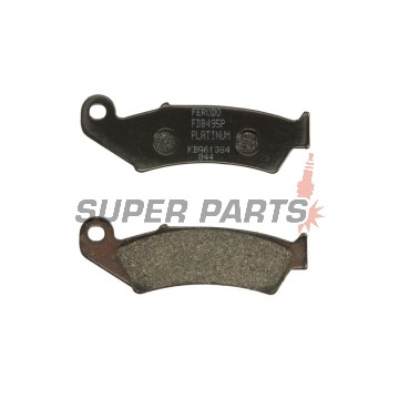 Τακάκια φρένων -FERODO- FDB495P, Honda NX125 Transcity, NX250, XL250R Baja, XLR125R, XR250R/600R, Kawasaki KX125