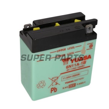 Μπαταρία -YUASA- 6N11A-1B, 12Ah 6V