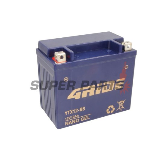 Μπαταρία -4 RIDE- YTX12-BS 4RIDE GEL, 12Ah 12V