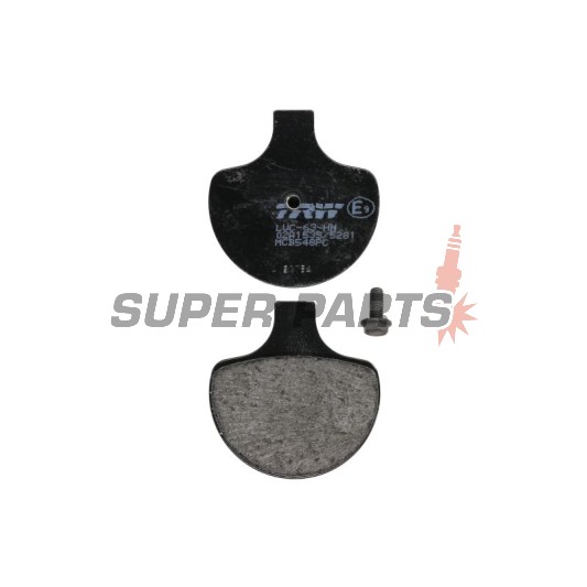 Τακάκια φρένων -TRW- MCB548PC, sintered, Harley-Davidson Touring (Road King, Electra Glide, Tour Glide, Road Glide), Softail (Fat Boy, Heritage, Springer, Night Train), Dyna (Super Glide, Low Rider, Wide Glide), Sportster XL/XLH 883/1200 (1984-2008)