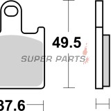 Τακάκια φρένων -BREMBO- 07KA28SA, Kawasaki GTR1400/Z750R/Z1000/ZX-6R & Suzuki B-King 1300