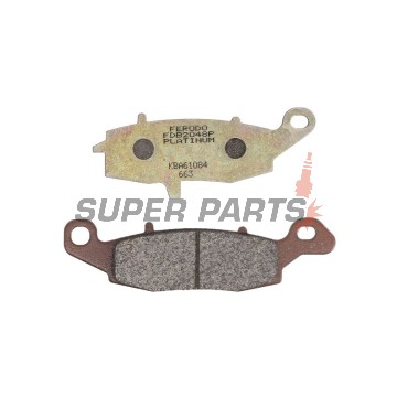Τακάκια φρένων -FERODO- FDB2048P, Kawasaki ER-6/Versys/KLR/VN/Z/Zephyr/ZR-7 650-1600 1996-2007, Suzuki V-Strom/Bandit/GSX 750F/SV 650/Intruder 600-1500 1998-2015