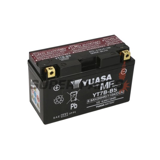 Μπαταρία -YUASA- YT7B-BS, 7Ah 12V