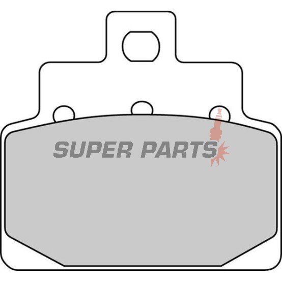 Τακάκια φρένων -FERODO- FDB2095EF, Aprilia Compay/Habana/Mojito 125 2000-2010; Aprilia Leonardo/SR 125-150 1999-2005; Aprilia Scarabeo 50-100 2000-2009