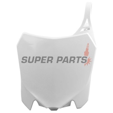 Μάσκα/πινακίδα αριθμού motocross -POLISPORT- λευκή, HONDA CRF 250/450 2013-2017
