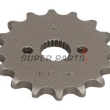 Μπροστινό γρανάζι -JT- JTF1256,16, 16 δόντια, Honda CR 80 2003-2004, CR 85 2003-2007, CRF 50 2004-2016, CRF 70 2004-2012, XR 50 2000-2004, XR 70 2000-2003