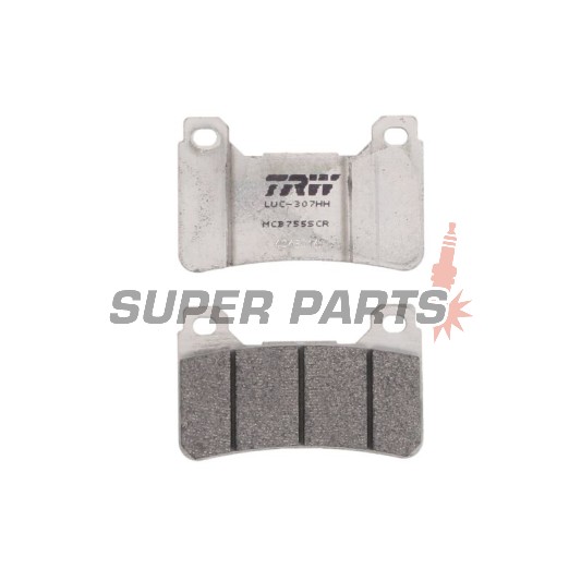 Τακάκια φρένων -TRW- MCB755SCR, αγωνιστικά, Honda CB 1000R, CBR 600RR/1000RR Fireblade - 600/1000cc, 2003-2016