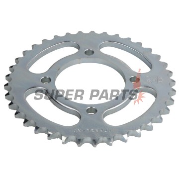 Πίσω γρανάζι -JT- JTR838,37, 37 δόντια, ατσάλινο, Yamaha DT 100 1976-1980, DT 125 1988, RD 125 1974-1976, RS 100 1976-1979, RSX 100 1995, T 105 1997-1998, YB 100 1978-1981, YBA 125 2007-2009, YBR 125 2005-2016