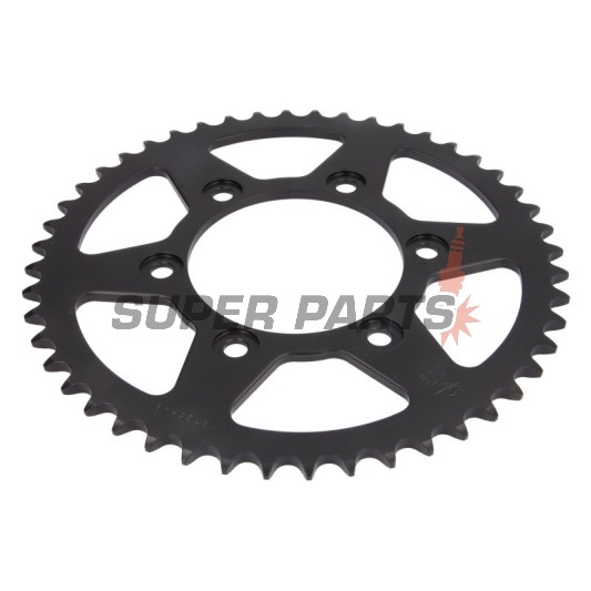 Πίσω γρανάζι -JT- JTR735,48, 48 δόντια, ατσάλινο, Ducati 851 851 1989-1992, 888 888 1993-1994, 900 900 1991-1997, 907 907 1991-1992, MH 900 2002, Monster 400 2001-2008, Monster 600 1994-2001, Monster 620 2002-2006, Monster 695 2007-2008
