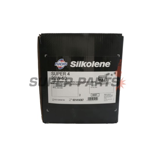Λάδι κινητήρα -SILKOLENE- 20W50, ημισυνθετικό, 20L CUBE