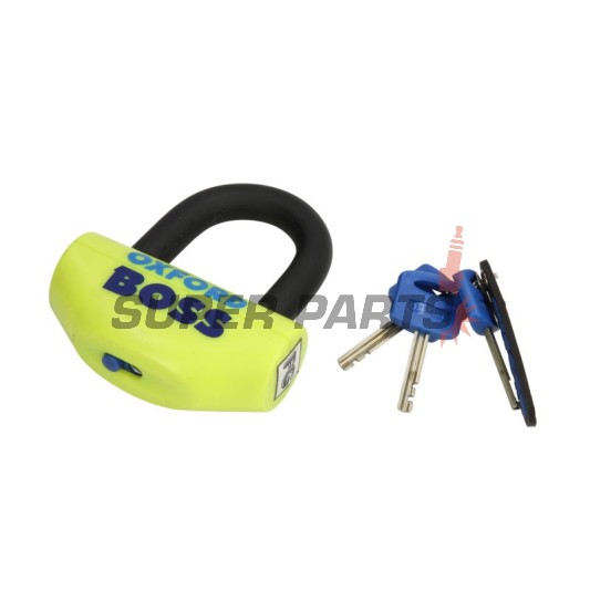 Κλειδαριά -OXFORD- Boss 12.7mm, κίτρινος