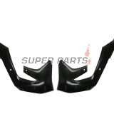 Μπροστινά πλαϊνά πλαστικά -POLISPORT- μαύρα, KAWASAKI KX 250/450 2019-2023