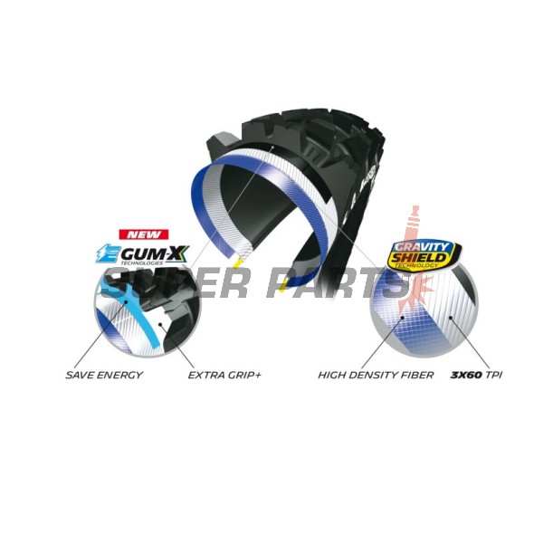 Ελαστικό ποδηλάτου -MICHELIN- 27.5X2.60, E-WILD