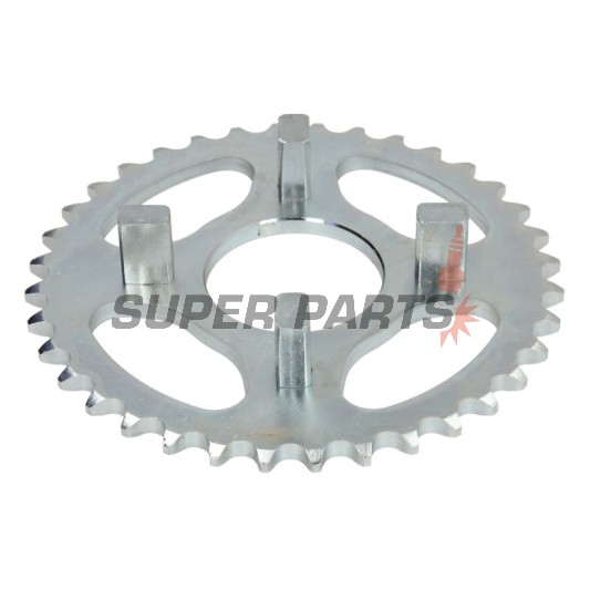 Πίσω γρανάζι -JT- JTR256,36, 36 δόντια, ατσάλινο, Honda ATC 70 1976-1985, C 50 1970-1975, CB 50 1975-1982, CF 50 1979-1996, CT 70 1991-1994, ST 50 1988-1991, ST 70 1990-1996, XR 80 1979-1983