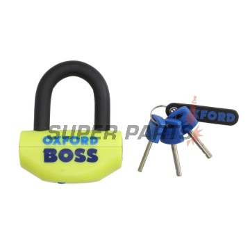 Κλειδαριά -OXFORD- Boss 12.7mm, κίτρινος