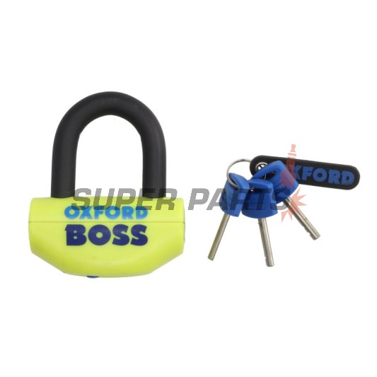 Κλειδαριά -OXFORD- Boss 12.7mm, κίτρινος