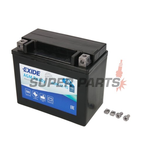 Μπαταρία -EXIDE- YTX12-BS READY, 10Ah 12V