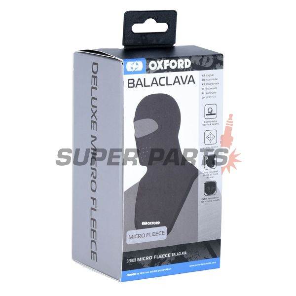 Μπαλακλάβα -OXFORD- microfleece, μαύρη