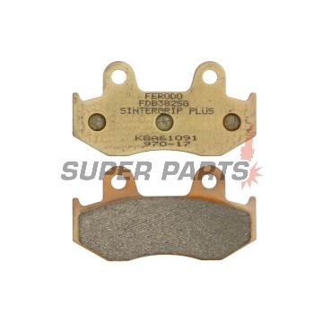 Τακάκια φρένων -FERODO- FDB382SG, Honda ATC250R/350X, CH250 Spacy/Elite, CN250 Helix, CR50R/125R/250, FTR250, Lead100, MTX125, NES125/150, RX250RE, SCV100 Lead, SH125/150, TRX250R, XL250R/350R/600R, XLR250R, XR250R/350R/500R/600R, Peugeot Elyseo 125