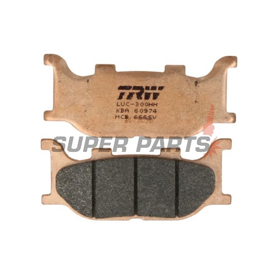 Τακάκια φρένων -TRW- MCB666SV, Italjet Jupiter 125/150/250, Linhai Main Street 300 & Monarch 125/150, Yamaha FZ6 Fazer, MT-03 660, TDR/TZR 125, XJ/XJ6 Diversion, Tmax, Virago, Drag Star, Midnight Star