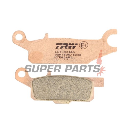Τακάκια φρένων -TRW- MCB804SI, Yamaha YFM Grizzly 550F/700/700F 4x4 EPS - 2006-2018
