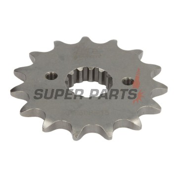 Μπροστινό γρανάζι -JT- JTF308,15, 15 δόντια, Aprilia Pegaso 650 2007-2009, Pegaso 660 2005-2009, Derbi Mulhacen 659 2007-2008, Honda FMX 650 2004-2008, FX 650 1999-2001, NX 650 1989-2001, Yamaha MT-03 660 2006-2013, XT 660 2004-2016