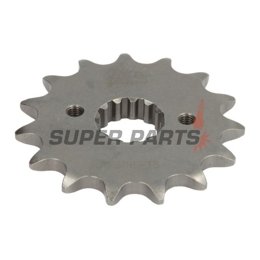Μπροστινό γρανάζι -JT- JTF308,15, 15 δόντια, Aprilia Pegaso 650 2007-2009, Pegaso 660 2005-2009, Derbi Mulhacen 659 2007-2008, Honda FMX 650 2004-2008, FX 650 1999-2001, NX 650 1989-2001, Yamaha MT-03 660 2006-2013, XT 660 2004-2016