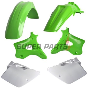 Σετ πλαστικών -POLISPORT- KAWASAKI KX 125/250 1996-1998