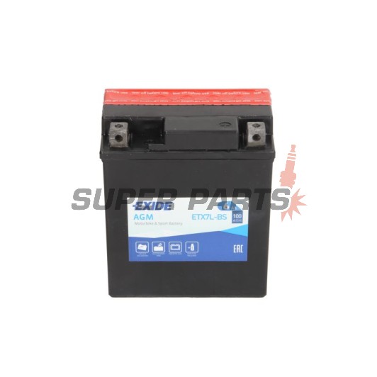 Μπαταρία -EXIDE- YTX7L-BS, 6Ah 12V